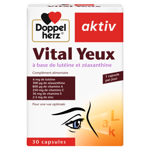 Опаковка Допелхерц Vital Yeux: един от най-популярните продукти в Тунис