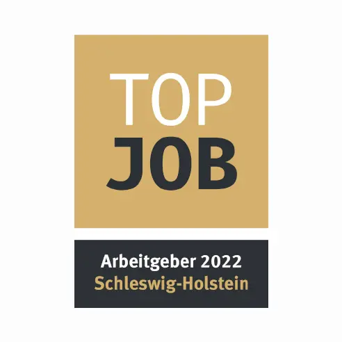 Лого за награда TOP JOB Работодател Shleswig-Holstein 2022
