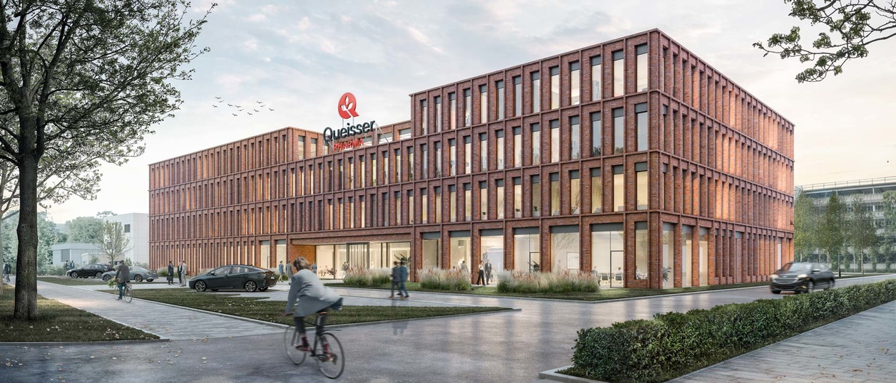 Moderne Firmenzentrale von Queisser Pharma